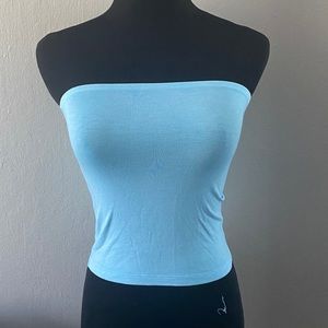 American Eagle blue tube top